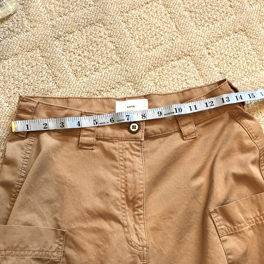 KOTN Women Utility Cargo pants in Camel Size 4 - Picture 8 of 8